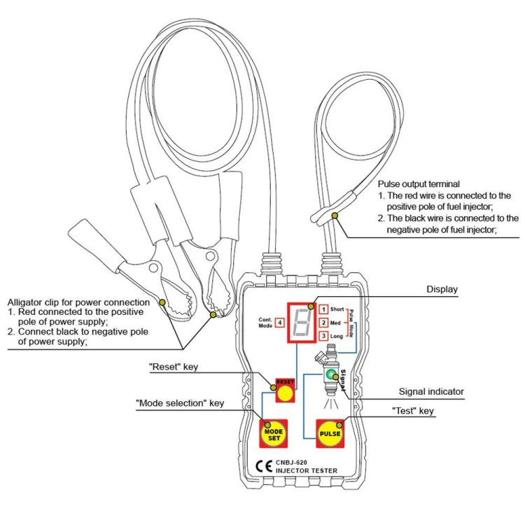 CNBJ-620 Automobile Injector Tester - Electronic Test by buy2fix | Online Shopping UK | buy2fix