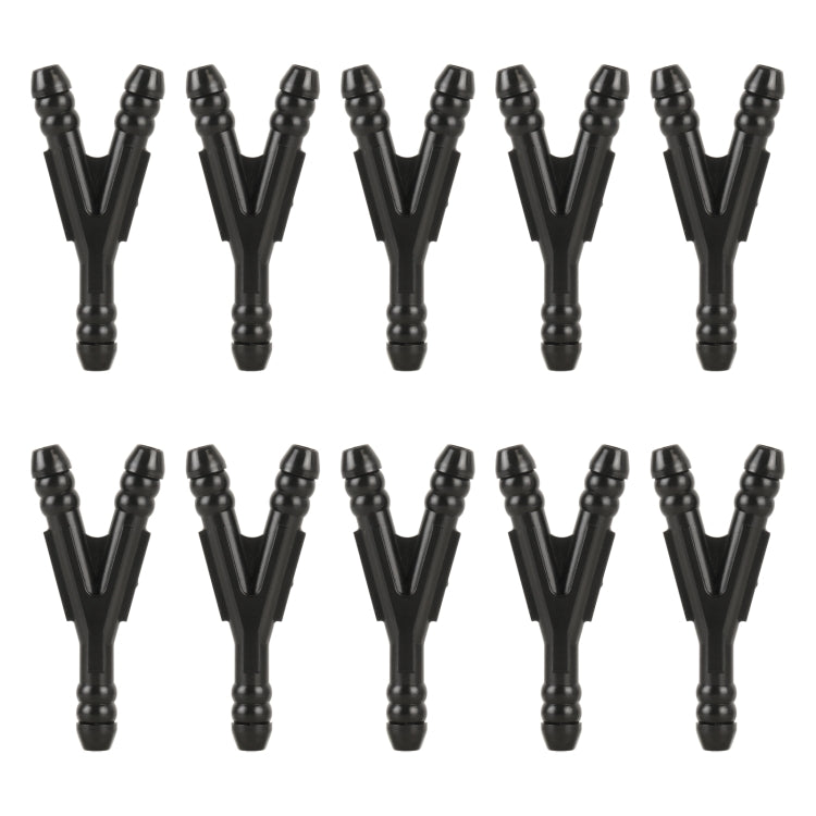 10pcs/Bag Car Y Type Wiper Spray Nozzle Water Pipe Connection Tube - Others by buy2fix | Online Shopping UK | buy2fix