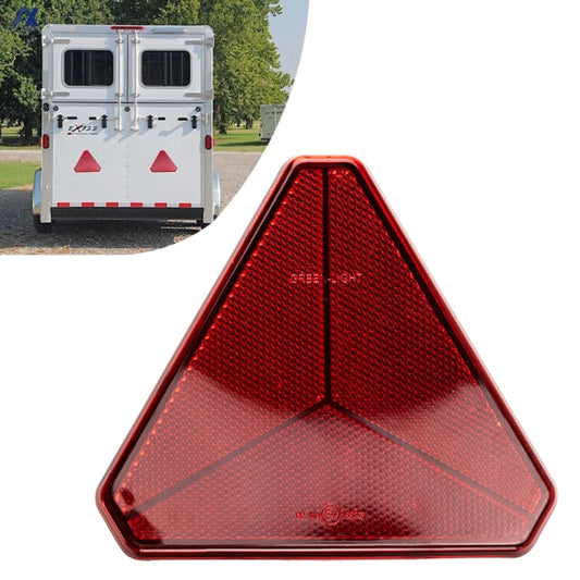 Trucks Trailers RV Triangular Red Reflector - Reflective Material by buy2fix | Online Shopping UK | buy2fix