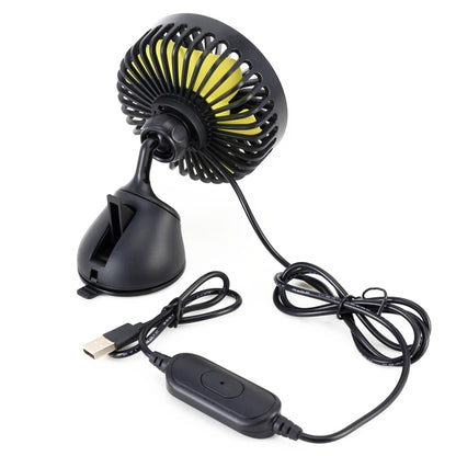 F403 Portable Car Center Console Sucker Electric Cooling Fan with Aromatherapy - Heating & Fans by buy2fix | Online Shopping UK | buy2fix