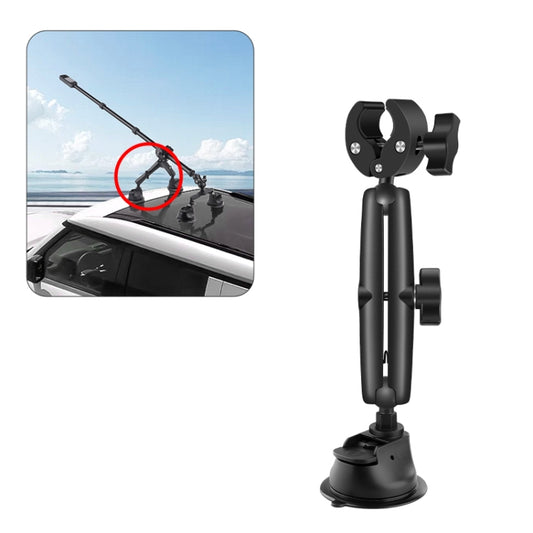 Single-leg Car Suction Cup Mount Crab Clamps (Black) - Bicycle Handlebar Mount by buy2fix | Online Shopping UK | buy2fix