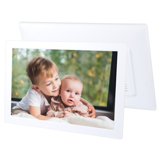 15.4 inch LED Digital Photo Frame with Remote Control, MP3 / MP4 / Movie Player, Support USB / SD Card Input, Built in Stereo Speaker (White) - 11-15 inch by buy2fix | Online Shopping UK | buy2fix