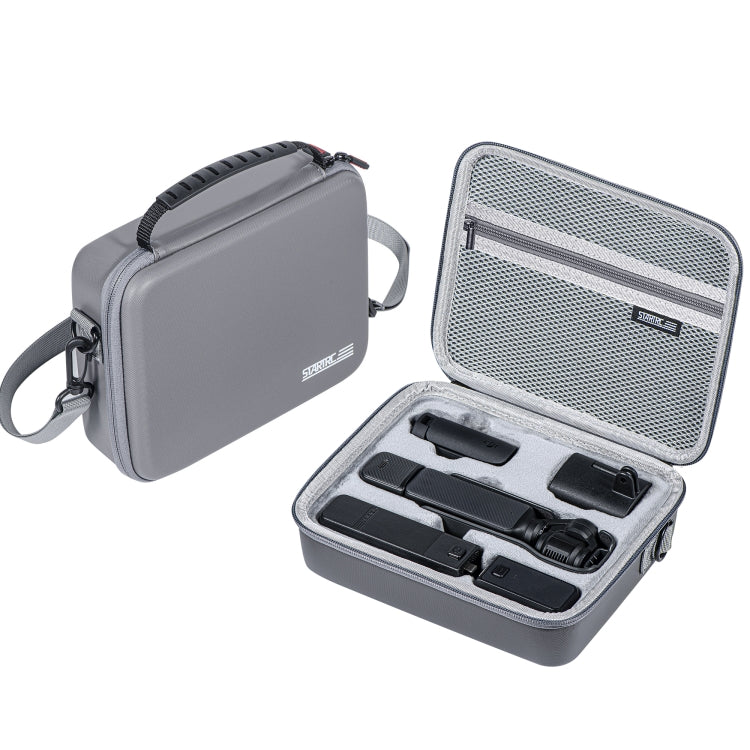 For DJI Osmo Pocket 3 STARTRC Portable PU Storage Box Carrying Case (Grey) - Case & Bags by STARTRC | Online Shopping UK | buy2fix