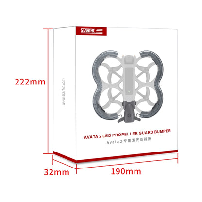 For DJI Avata 2 STARTRC Drone LED Propeller Protective Guard Anti-collision Ring (Transparent) - Others by STARTRC | Online Shopping UK | buy2fix