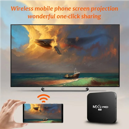 MXQ Pro 4K TV Box Rockchip RK3228A Quad Core CPU Android 7.1, 1GB+8GB wtih Remote Control, UK Plug - RK3228A by buy2fix | Online Shopping UK | buy2fix