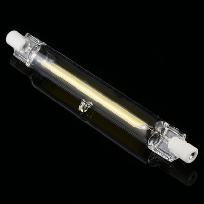 R7S 110V 7W 118mm COB LED Bulb Glass Tube Replacement Halogen Lamp Spot Light(6000K White Light) - LED Blubs & Tubes by buy2fix | Online Shopping UK | buy2fix