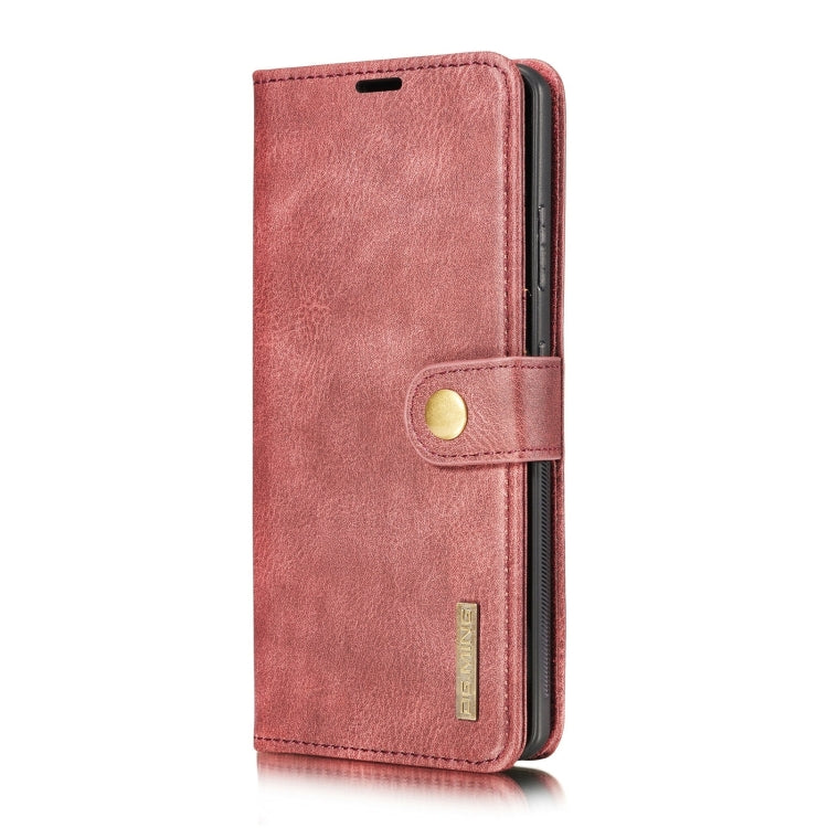 For Samsung Galaxy S21 Ultra 5G DG.MING Crazy Horse Texture Flip Detachable Magnetic Leather Case with Holder & Card Slots & Wallet(Red) - Galaxy S21 Ultra 5G Cases by DG.MING | Online Shopping UK | buy2fix