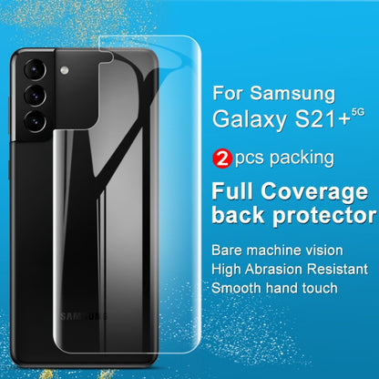 For Samsung Galaxy S21 Plus 5G 2 PCS IMAK 0.15mm Curved Full Screen Protector Hydrogel Film Back Protector - Galaxy Tempered Glass by imak | Online Shopping UK | buy2fix