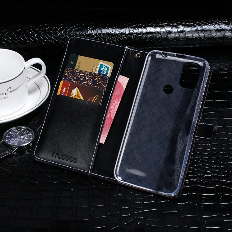 For Blackview A70 idewei Crocodile Texture Horizontal Flip Leather Case with Holder & Card Slots & Wallet(Black) - More Brand by idewei | Online Shopping UK | buy2fix