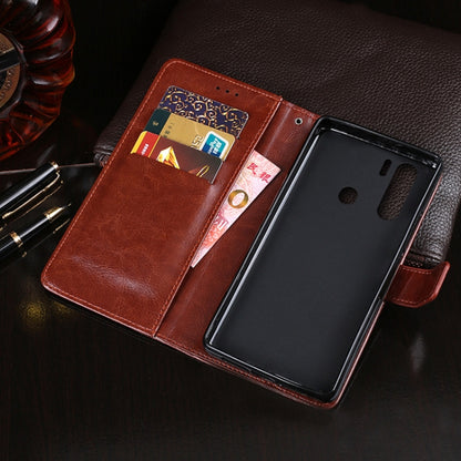 For Blackview A80 Plus idewei Crazy Horse Texture Horizontal Flip Leather Case with Holder & Card Slots & Wallet(Red) - More Brand by idewei | Online Shopping UK | buy2fix