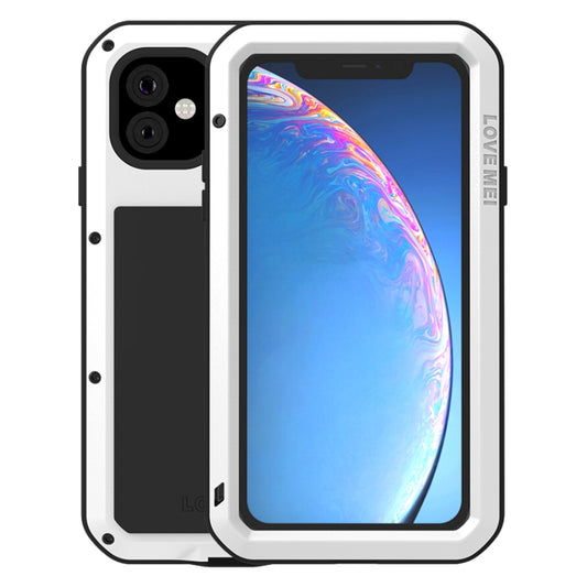 For iPhone 11 Pro Max LOVE MEI Metal Shockproof Waterproof Dustproof Protective Case(White) - iPhone 11 Pro Max Cases by LOVE MEI | Online Shopping UK | buy2fix