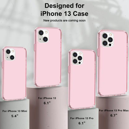 For iPhone 13 mini Shockproof Terminator Style Transparent Protective Case (Pink) - iPhone 13 mini Cases by buy2fix | Online Shopping UK | buy2fix