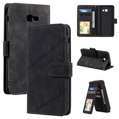 For Samsung Galaxy A5 2017 Skin Feel Business Horizontal Flip PU Leather Case with Holder & Multi-Card Slots & Wallet & Lanyard & Photo Frame(Black) - Galaxy Phone Cases by buy2fix | Online Shopping UK | buy2fix