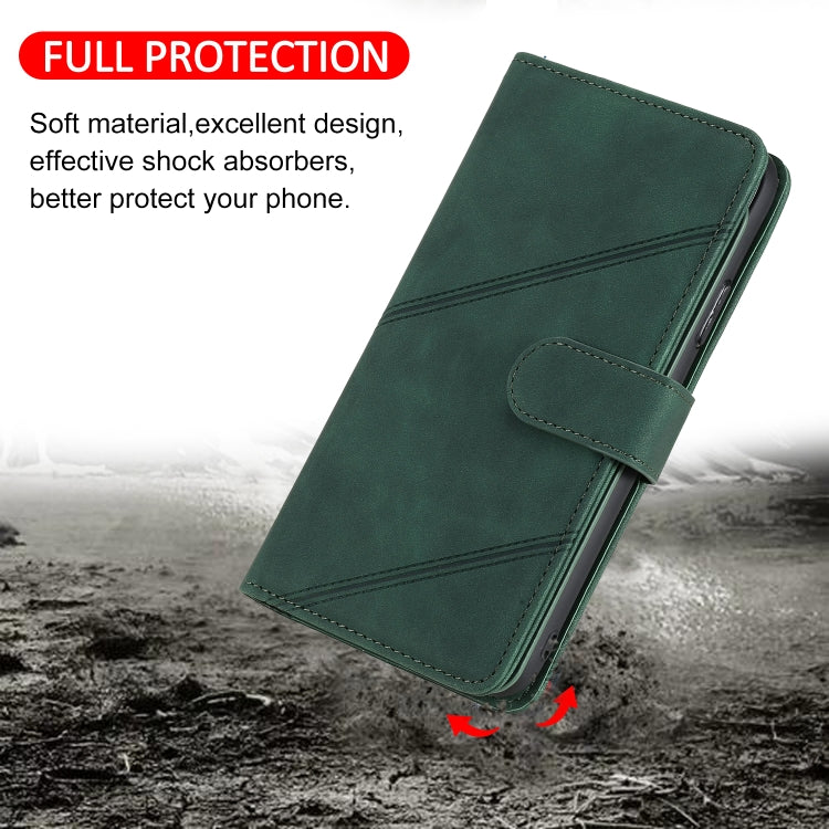 For Huawei P30 Pro Skin Feel Business Horizontal Flip PU Leather Case with Holder & Multi-Card Slots & Wallet & Lanyard & Photo Frame(Green) - Huawei Cases by buy2fix | Online Shopping UK | buy2fix