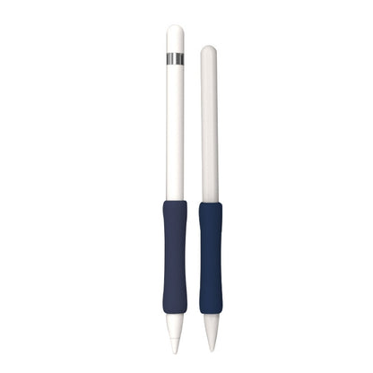 Stylus Touch Pen Silicone Protective Cover For Apple Pencil 1 / 2(Navy Blue) - Pencil Accessories by buy2fix | Online Shopping UK | buy2fix