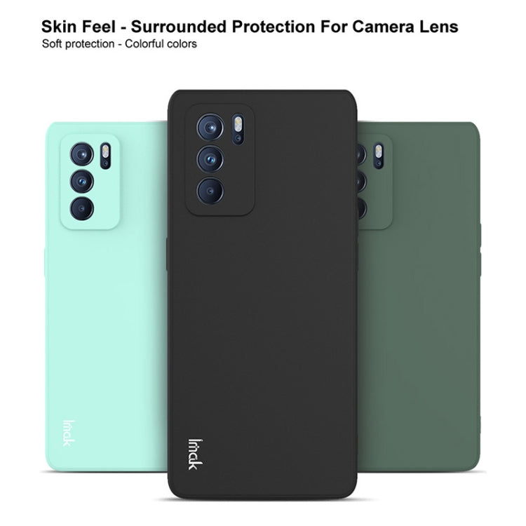 For OPPO Reno6 Pro 5G IMAK UC-4 Series Straight Edge TPU Soft Protective Case(Black) - OPPO Cases by imak | Online Shopping UK | buy2fix