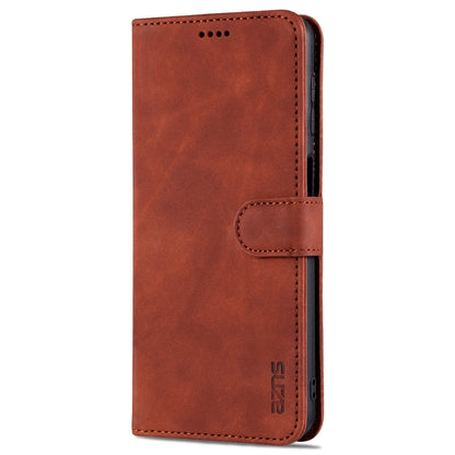 For Samsung Galaxy A32 5G AZNS Skin Feel Calf Texture Horizontal Flip Leather Case with Card Slots & Holder & Wallet(Brown) - Galaxy Phone Cases by AZNS | Online Shopping UK | buy2fix