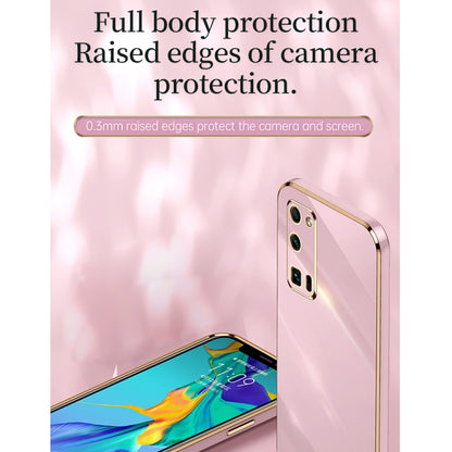 For Honor 30 Youth XINLI Straight Edge 6D Electroplate TPU Phone Case with Ring Holder(Celestial Blue) - Honor Cases by XINLI | Online Shopping UK | buy2fix