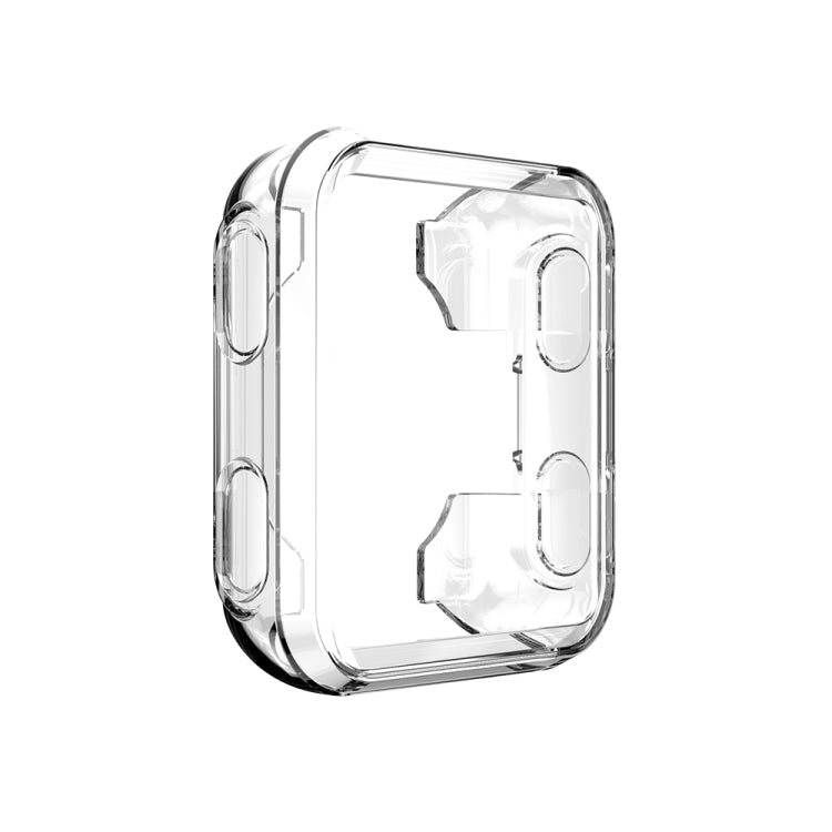 For Garmin Forerunner 35 / 30 TPU Half-pack Candy Color Protective Case(Transparent) - Watch Cases by buy2fix | Online Shopping UK | buy2fix