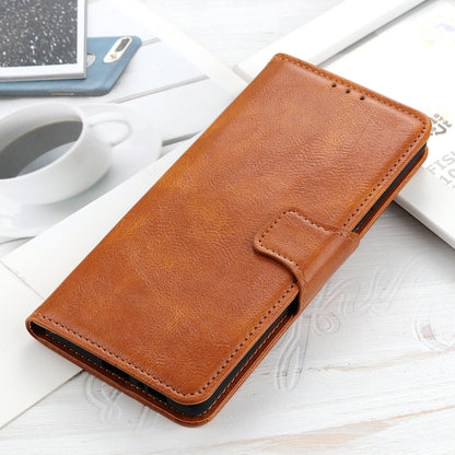 For OPPO A16 Mirren Crazy Horse Texture Horizontal Flip Leather Case with Holder & Card Slots & Wallet(Brown) - OPPO Cases by buy2fix | Online Shopping UK | buy2fix