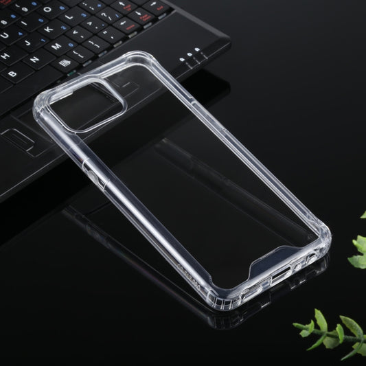 For OPPO Reno4 Lite / F17 Pro Four-corner Shockproof Transparent TPU + PC Protective Case - OPPO Cases by buy2fix | Online Shopping UK | buy2fix