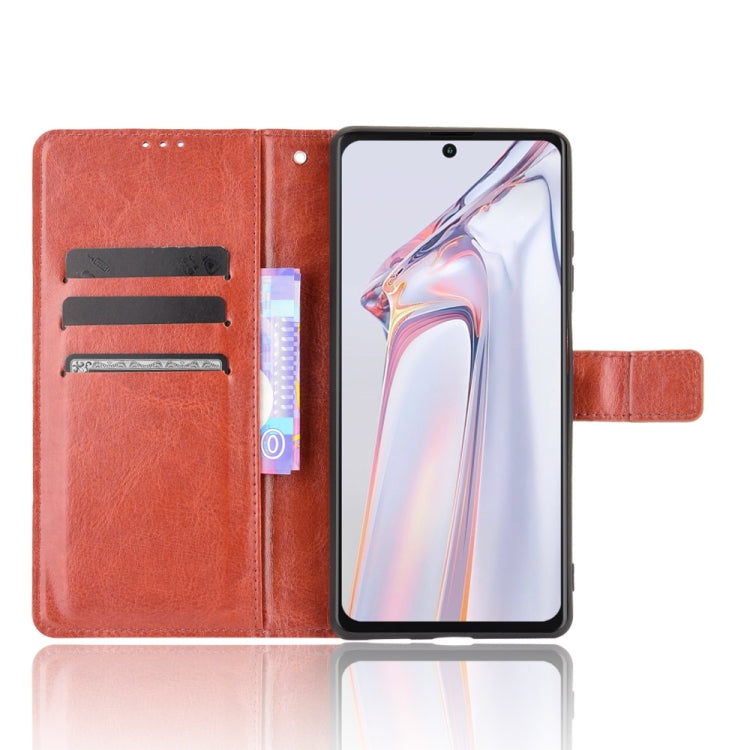 For Blackview A100 Crazy Horse Texture Horizontal Flip Leather Case with Holder & Card Slots & Lanyard(Brown) - More Brand by buy2fix | Online Shopping UK | buy2fix