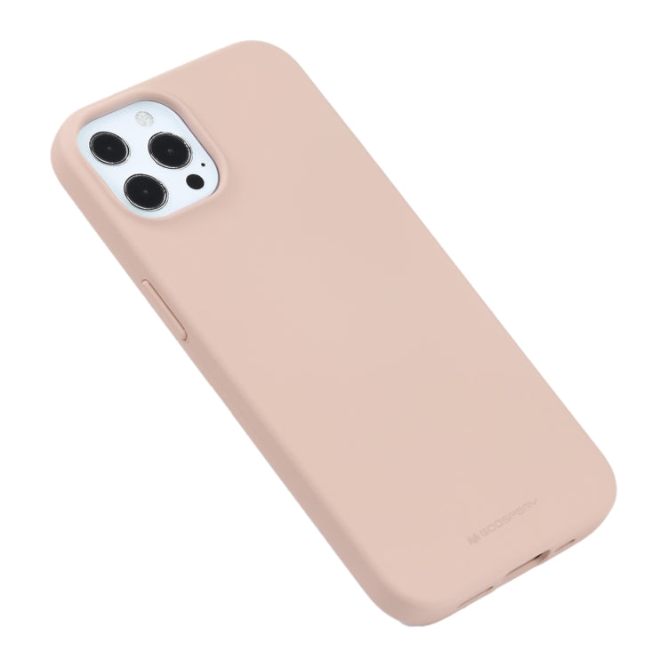 For iPhone 13 Pro Max GOOSPERY SOFT FEELING Liquid TPU Shockproof Soft Case (Light Pink) - iPhone 13 Pro Max Cases by GOOSPERY | Online Shopping UK | buy2fix