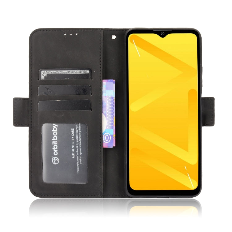For ZTE Blade A71 Skin Feel Calf Pattern Horizontal Flip Leather Case with Holder & Card Slots & Photo Frame(Black) - ZTE Cases by buy2fix | Online Shopping UK | buy2fix