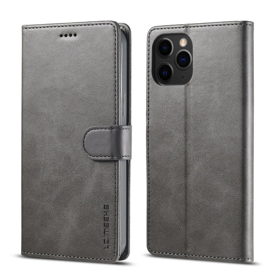 For iPhone 13 Pro Max LC.IMEEKE Calf Texture Horizontal Flip Leather Case with Holder & Card Slots & Wallet (Grey) - iPhone 13 Pro Max Cases by LC.IMEEKE | Online Shopping UK | buy2fix