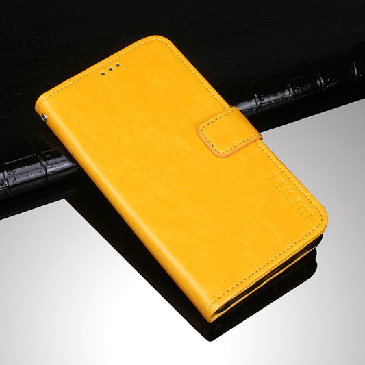 idewei Crazy Horse Texture Horizontal Flip Leather Case with Holder & Card Slots & Wallet For Nokia XR20 5G(Yellow) - Nokia Cases by idewei | Online Shopping UK | buy2fix