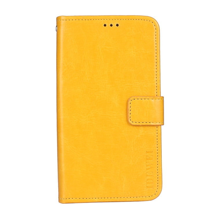 idewei Crazy Horse Texture Horizontal Flip Leather Case with Holder & Card Slots & Wallet For Nokia XR20 5G(Yellow) - Nokia Cases by idewei | Online Shopping UK | buy2fix