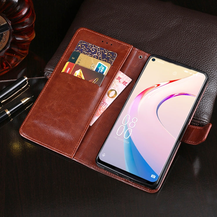 idewei Crazy Horse Texture Horizontal Flip Leather Case with Holder & Card Slots & Wallet For Oukitel C21 Pro(Brown) - More Brand by idewei | Online Shopping UK | buy2fix