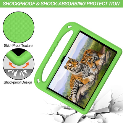 For Huawei Enjoy Tablet 2 / MatePad T10 / T10s Portable Handle EVA Shockproof Anti Falling Protective Case with Triangle Holder(Green) - Huawei by buy2fix | Online Shopping UK | buy2fix