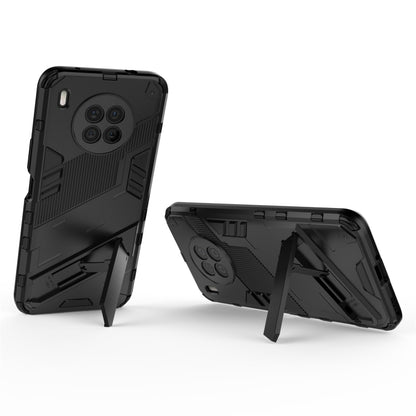 For Huawei nova 8i Foreign Version Punk Armor 2 in 1 PC + TPU Shockproof Case with Invisible Holder(Black) - Huawei Cases by buy2fix | Online Shopping UK | buy2fix