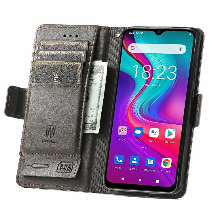 For Doogee X96 Pro CaseNeo Business Splicing Dual Magnetic Buckle Horizontal Flip PU Leather Case with Holder & Card Slots & Wallet(Grey) - More Brand by buy2fix | Online Shopping UK | buy2fix