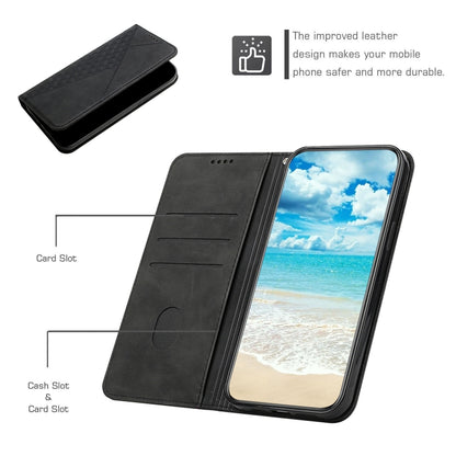 For Xiaomi Mi 11 Pro Diamond Pattern Splicing Skin Feel Magnetic Horizontal Flip Leather Case with Card Slots & Holder & Wallet(Black) - Xiaomi Cases by buy2fix | Online Shopping UK | buy2fix