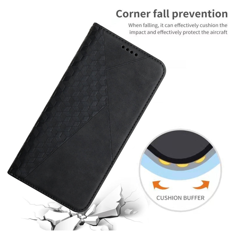 For Xiaomi Mi 11 Pro Diamond Pattern Splicing Skin Feel Magnetic Horizontal Flip Leather Case with Card Slots & Holder & Wallet(Black) - Xiaomi Cases by buy2fix | Online Shopping UK | buy2fix