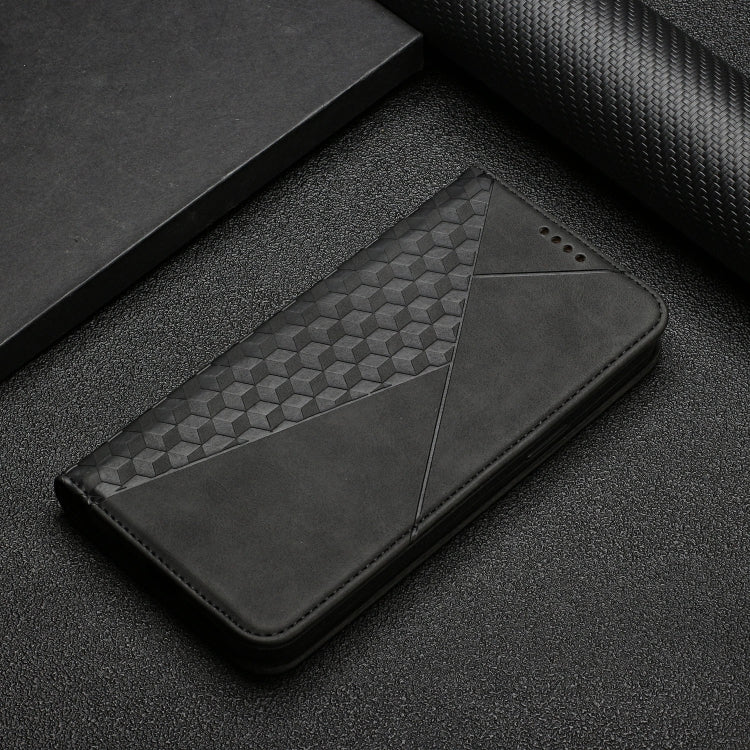 For Xiaomi Mi 11 Diamond Pattern Splicing Skin Feel Magnetic Horizontal Flip Leather Case with Card Slots & Holder & Wallet(Black) - Xiaomi Cases by buy2fix | Online Shopping UK | buy2fix