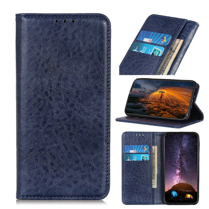 For Xiaomi Mi 11T / 11T Pro Magnetic Crazy Horse Texture Horizontal Flip Leather Case with Holder & Card Slots & Wallet(Blue) - Xiaomi Cases by buy2fix | Online Shopping UK | buy2fix