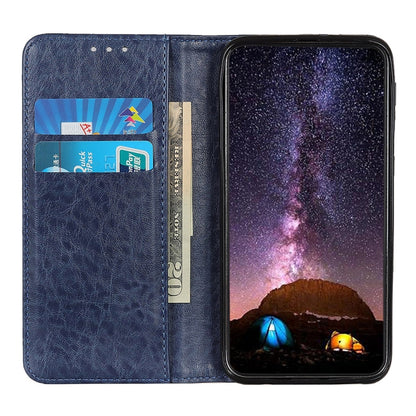 For Xiaomi Mi 11T / 11T Pro Magnetic Crazy Horse Texture Horizontal Flip Leather Case with Holder & Card Slots & Wallet(Blue) - Xiaomi Cases by buy2fix | Online Shopping UK | buy2fix