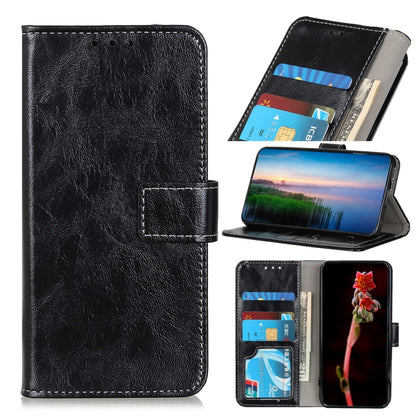 For Xiaomi Mi 11T / 11T Pro Retro Crazy Horse Texture Horizontal Flip Leather Case with Holder & Card Slots & Photo Frame & Wallet(Black) - Xiaomi Cases by buy2fix | Online Shopping UK | buy2fix