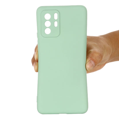 For Xiaomi Redmi Note 10 Pro 5G CN Version / Poco X3 GT 5G Solid Color Liquid Silicone Dropproof Full Coverage Protective Case(Green) - Xiaomi Cases by buy2fix | Online Shopping UK | buy2fix