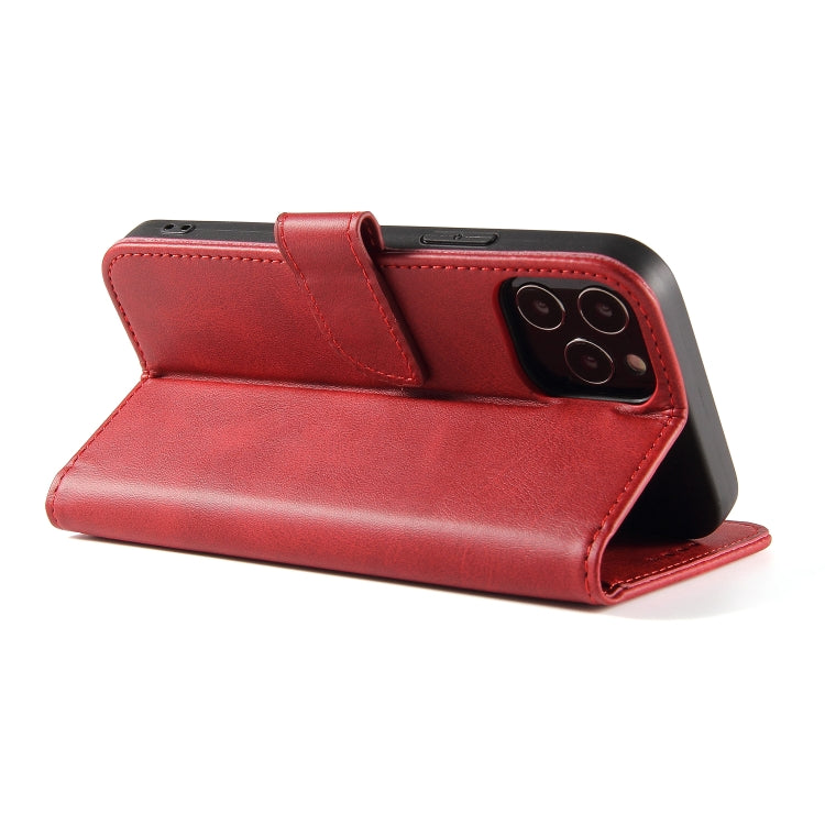 For iPhone 12 mini Calf Texture Buckle Horizontal Flip Leather Case with Holder & Card Slots & Wallet (Red) - iPhone 12 mini Cases by buy2fix | Online Shopping UK | buy2fix