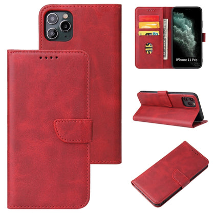 Calf Texture Buckle Horizontal Flip Leather Case with Holder & Card Slots & Wallet For iPhone 11 Pro(Red) - iPhone 11 Pro Cases by buy2fix | Online Shopping UK | buy2fix