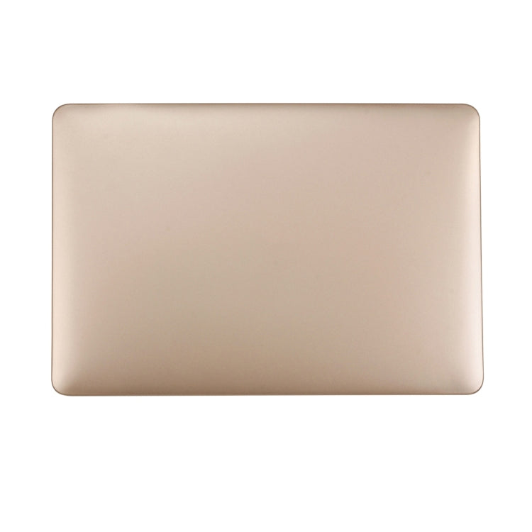 For Macbook Pro 16 inch Laptop Metal Style Protective Case(Gold) - MacBook Pro Cases by buy2fix | Online Shopping UK | buy2fix