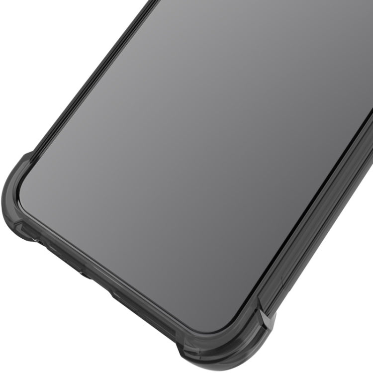 For Motorola Moto G60S IMAK All-inclusive Shockproof Airbag TPU Case with Screen Protector(Transparent Black) - Motorola Cases by imak | Online Shopping UK | buy2fix