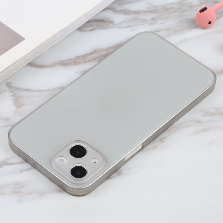 For iPhone 13 Camera Precision Hole PP Protective Case(Grey) - iPhone 13 Cases by buy2fix | Online Shopping UK | buy2fix