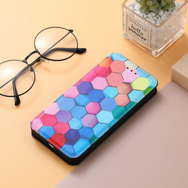 For OPPO Realme GT Master Colorful Magnetic Horizontal Flip PU Leather Case with Holder & Card Slot & Wallet(Colorful Cube) - Realme Cases by buy2fix | Online Shopping UK | buy2fix