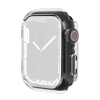 Shockproof TPU Protective Case For Apple Watch Series 9 / 8 / 7 41mm(Transparent) - Watch Cases by buy2fix | Online Shopping UK | buy2fix