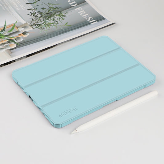 For iPad mini 6 / mini 2024 Mutural Pinyue Series Horizontal Flip Tablet Case with Holder & Pen Slot & Sleep / Wake-up Function(Sky Blue) - iPad mini 6 Cases by Mutural | Online Shopping UK | buy2fix